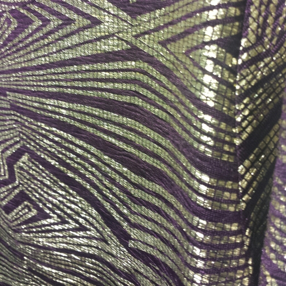 Lularoe NWT in Rich Dark Purple and Gold size 2X Style Gigi - Picture 3 of 4